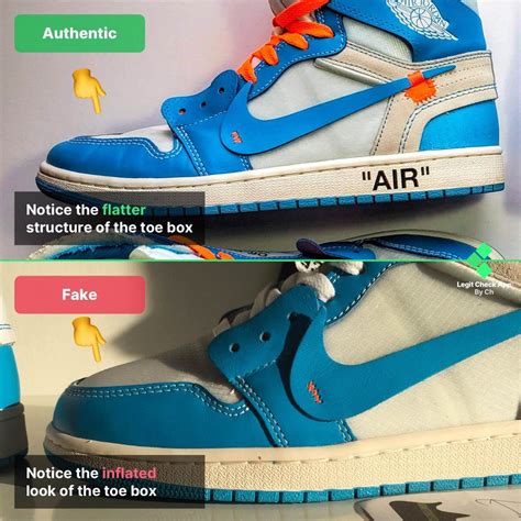 real vs replica off white jordan